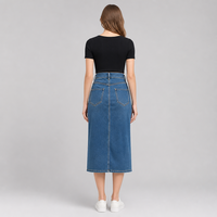 Robe Skater en Jean Délavé Taille Haute pour Femme, Amincissante, Extensible, Décontractée, Style Streetwear Estival, Ample, Imprimée, Colorée, Vintage, Mignonne
