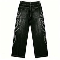 Nouveau jean vintage délavé et déchiré pour l'hiver, jean denim taille moyenne, tendance streetwear, logo personnalisé
