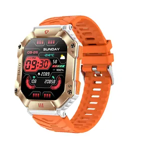 Nouvellement Kr80 Smartwatch 2.0 "boussole à écran tactile complet Dafit Bt appel oxygène sanguin Reloj montre intelligente Sports de plein air Bracelet intelligent