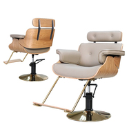 Fauteuil de Barbier Inclinable en Acier de Haute Qualité avec Siège en Cuir et Pompe Hydraulique Robuste – Vente en Gros