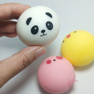 CHENXI Jouets anti-stress en forme de panda, cochon et poussin jaunes, 3 couleurs, unisexes, créatifs, mini-jouets animaux de simulation - Product Image 5