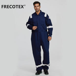Uniformes ignifuges d'approvisionnement d'usine combinaison réfléchissante ignifuge combinaison de travail de chaudière pour travailleur - Product Image 2