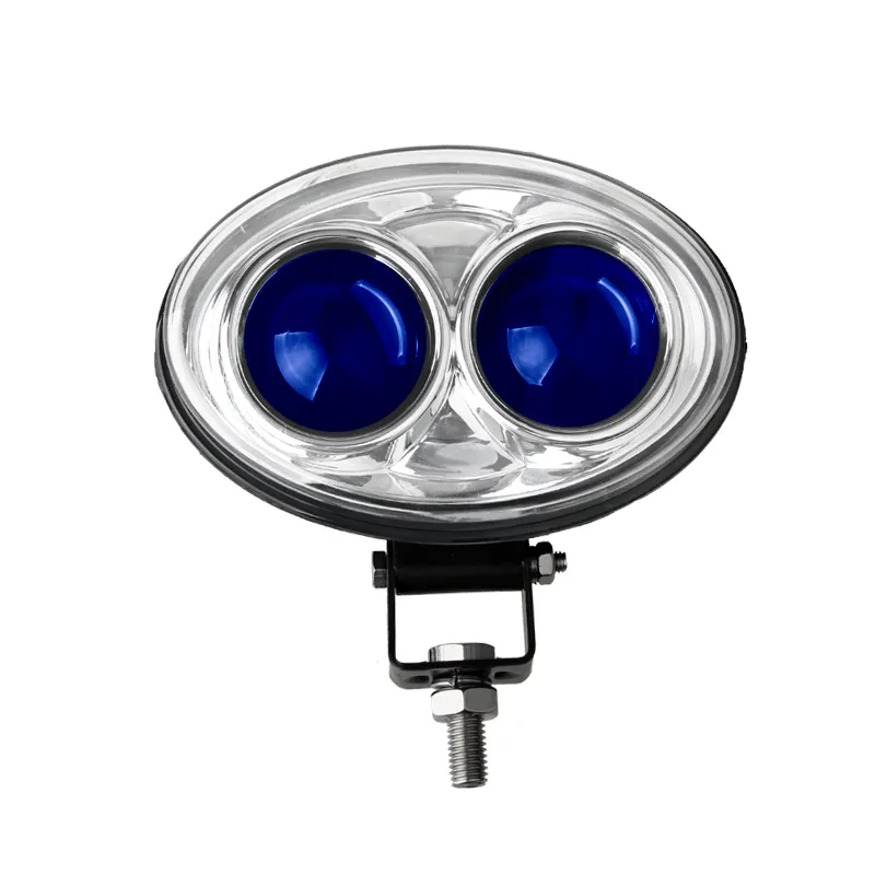 Tuff Plus LED 9-60V Blue Lens spot light vehicle safety lamp led forklift red blue Sprayer Agriculture Boom Work Light