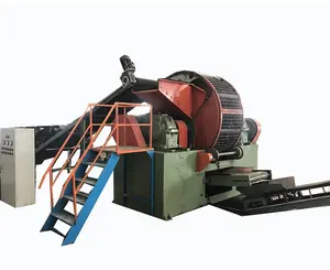 Automatic Tire Shredder Machine / Truck Tyre Shredding Equipment / Mobile Tire Shredder Plant