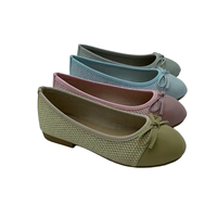 Ballerines décontractées mignonnes pour filles, bout rond, printemps, été, automne, confortables, souples, chaussures d'école pour enfants