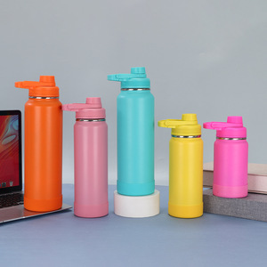 Custom 600ml 800ml 1000ml Double Wall 304 Stainless Steel Vacuum Hot And <b>Cold</b> Water Bottle For Outdoor - Product Image 4