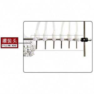 Machine de remplissage semi-automatique à 6 têtes pour petites bouteilles de parfum, jus, huile, liquides cosmétiques et boissons - Product Image 5