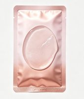 Sachet d'emballage pour masque facial refermable en PET, VMPET, PE, thermosoudé sur trois côtés