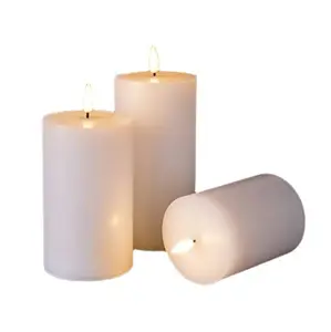 Vela eletrônica LED para casamento, outras velas falsas de soja, iluminação decorativa romântica, vela personalizada