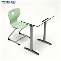Meubles de classe individuels personnalisés, table et chaise d'école pour enfants, bureau et chaise d'étudiant modernes, bureau d'étude en métal pour l'école