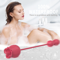 9-in-1 Zungen-Leck- und Stoßvibrator für G-Punkt, Anal, Brustwarzen und Klitoris, USB-Aufladbar, Wasserdicht, Erwachsenen-Spielzeug