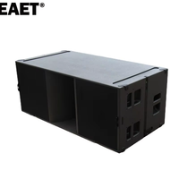 Diseño de Caja de Altavoz de Audio Subwoofer Activo Doble de 18 Pulgadas KS28 PA