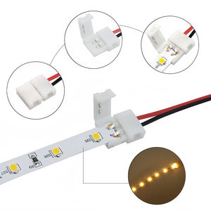 ESann 2ピンコネクタクイックコネクトLEDストリップRgbテープ2ピン8mm 10mmライトコブLEDストリップコネクタ - Product Image 2