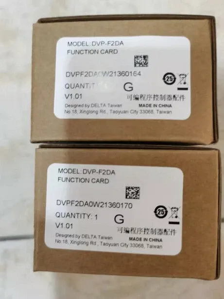 Dvpf2da Function Card for Plc