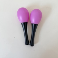 Plastic Mini Sand Hammer Early Education Percussion Instrument Colorful Grip Toy Interactive Musical Instrument Sand Egg Rattle