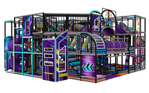 Peralatan Taman Bermain Bertema Luar Angkasa Khusus Anak-Anak Panel Interaktif Set Taman Bermain Dalam Ruangan Anak-Anak Dengan Lampu LED - Product Image 2