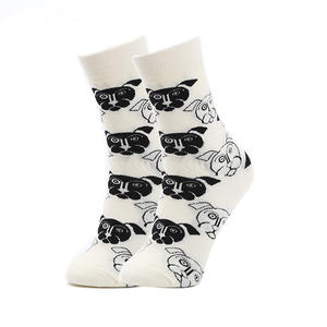 Chaussettes européennes et américaines à la mode en coton pur, <span class=keywords><strong>bas</strong></span> d'automne et d'hiver à motif léopard - Product Image 3