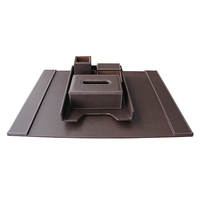 Ensemble de bureau professionnel en cuir PU pour cadeaux