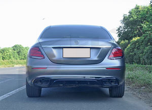 Diffuseur d'origine pour Benz 2016-2022 classe E W213 version exécutive mise à niveau diffuseur <span class=keywords><strong>de</strong></span> style E63 AMG avec tuyau d'échappement - Product Image 3