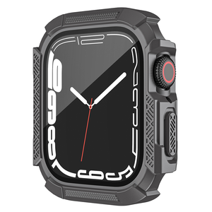 Nouvelle housse de <span class=keywords><strong>Protection</strong></span> en caoutchouc avec protecteur d'écran pour <span class=keywords><strong>Apple</strong></span> <span class=keywords><strong>Watch</strong></span> Series <span class=keywords><strong>7</strong></span> 41mm 45mm boîtier de montre - Product Image 5