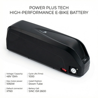 Batterie de vélo électrique au lithium-ion 48V 13Ah, cellules 2600mAh avec BMS 30A et connecteur XT60, stock DE