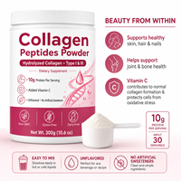 Poudre de peptides de collagène hydrolysé avec vitamine C |   Complément de collagène bovin nourri à l'herbe pour la peau, les cheveux, les ongles et le soutien articulaire