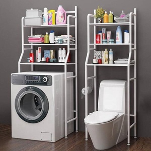 Estante de calidad superior <span class=keywords><strong>Baño</strong></span> Triple Tier Metal Power Painting Over Toilet Storage Shelf - Product Image 2