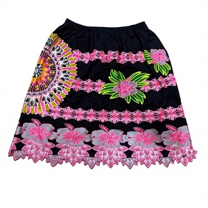 Jupes mi-longues respirantes sur mesure pour femmes polynésiennes grandes tailles, taille empire, durables, 100 % polyester, haute qualité - Product Image 1