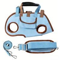Komfortabler Atmungsaktiver Haustier-Rucksack OEM-Fabrik Maßgefertigte Größe/Farbe Haustiertasche für Kleine Hunde Katzen mit Leine & Snack-Tasche