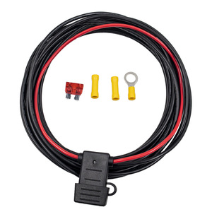 <b>Power</b> Supply <b>Adapter</b> 12AWG Cable 10A Fuse <b>Plug</b> In Connection Copper Material Black Color - Product Image 1