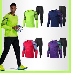 Setelan baju kiper sepakbola, setelan baju kiper sepak bola lengan panjang dewasa dan anak-anak, Set sepak bola Logo meja cetak - Product Image 6