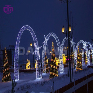 Decorative Waterproof <b>LED</b> Christmas <b>Tree</b> <b>Light</b> Glowing Festival Landscape for Park Mall Garden Street Event Display for Sale - Product Image 3
