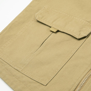 <span class=keywords><strong>Gilet</strong></span> multi-poches fonctionnel en coton grande taille pour <span class=keywords><strong>homme</strong></span> – <span class=keywords><strong>Gilet</strong></span> décontracté pour reportage, pêche et photographie (commerce international) - Product Image 3