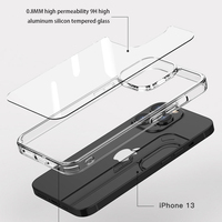 Coque transparente pour iPhone, coque de téléphone en TPU, nouvelle coque antichoc pour iPhone 13 Pro 14 12 Pro Max 15