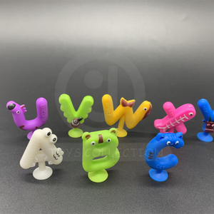 Vente en gros <span class=keywords><strong>Stikeez</strong></span> PVC Animal Char Sucker Figurine Fidget Stress Educational Party Capsule Kid Toy pour distributeur automatique - Product Image 4