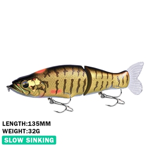 Leurre <span class=keywords><strong>crayon</strong></span> imprimé 3D aux yeux, 32g, 13.5cm, 16 couleurs, à coulée lente, pour pêche en bateau, longue portée, pour poisson-chat, tilapia, eau douce/eau salée - Product Image 4