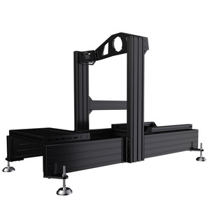 Cabina de simulador de conducción de carreras SIM completa con marco de aluminio de extrusión personalizado y accesorios completos a la venta - Product Image 6