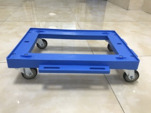 Mini-caisse logistique en plastique pour voiture, chariot mobile avec boîte logistique empilable, fournisseur - Product Image 2