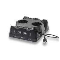 Base de carga portátil 4 en 1 para PS4, soporte de carga para controladores de movimiento PS, estación de carga para PSVR VR, accesorios de juego