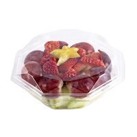 Boîtes d'emballage en plastique jetables personnalisées en PET pour salades, fruits, sushis, bonbons, à emporter