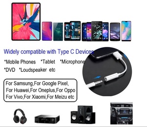 Premium pour Samsung Huawei Xiaomi <span class=keywords><strong>USB</strong></span> 3.1 Type-<span class=keywords><strong>C</strong></span> à 3.5mm Femelle Écouteur Casque Audio <span class=keywords><strong>Jack</strong></span> Convertisseur <span class=keywords><strong>Adaptateur</strong></span> - Product Image 5