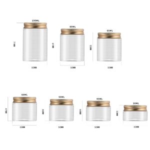 Envase Cosmético de Plástico PET de 30 ml con Tapa Dorada y Boca Ancha, Envase General para Crema - Product Image 4