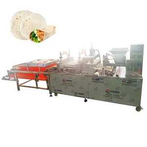 Electric Tortilla Roti Chapati Dough Press Pita Arabic Bread Baking Making Machine Production Line