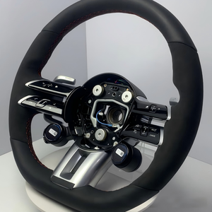 Cuir véritable pour volant de voiture sport GLE/GLS, boutons multifonctions, livraison directe d'usine pour <span class=keywords><strong>Mercedes</strong></span> - Product Image 4