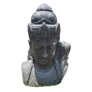 Statue de Bouddha en terrazzo de pierre naturelle moderne faite à la main avec motif religieux, garantie 1 an, décoration personnalisée pour la maison et le jardin - Product Image 5