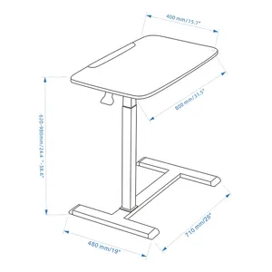 Mais barato Venda Quente Pequeno Multifuncional Dobrável Mesa Tv Mesas Para Comer, Levantamento Movable Learning Desk Cabeceira Mesa Preguiçosa