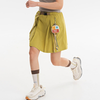 Culottes plissées d'extérieur printemps/été, séchage rapide, hydrofuges, coupe ample, ligne A, 100 % polyester, élastiques