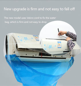 Cubierta de limpieza de <span class=keywords><strong>aire</strong></span> <span class=keywords><strong>acondicionado</strong></span> dividida, herramienta de limpieza, <span class=keywords><strong>limpiador</strong></span> de tuberías de agua - Product Image 2