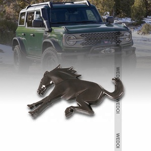 Adhesivo <span class=keywords><strong>de</strong></span> Metal con logotipo <span class=keywords><strong>de</strong></span> <span class=keywords><strong>Bronco</strong></span> 3D para coche, insignia cromada para guardabarros, estilo <span class=keywords><strong>de</strong></span> coche para Ford <span class=keywords><strong>Bronco</strong></span>, pulgadas - Product Image 2
