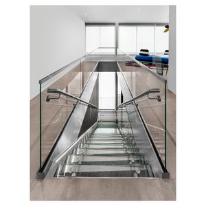 <span class=keywords><strong>Escalier</strong></span> droit <span class=keywords><strong>en</strong></span> forme de L avec palier de quart, conception peu encombrante pour les coins d'appartements et de petites maisons - Product Image 6